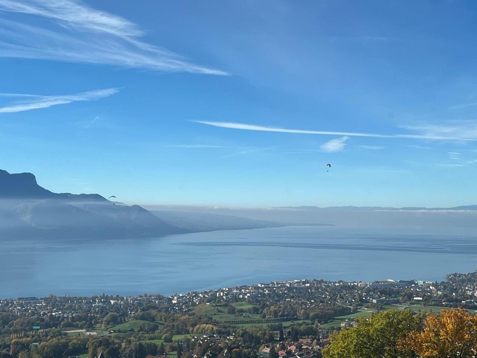 Swiss Chalet - Mountain And Lake View Blonay Exteriör bild