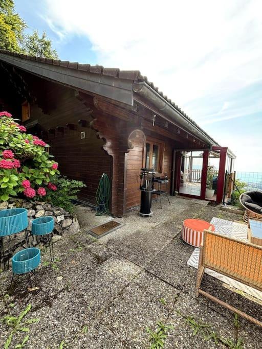 Swiss Chalet - Mountain And Lake View Blonay Exteriör bild
