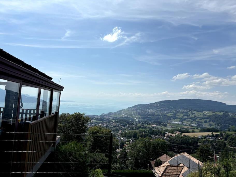 Swiss Chalet - Mountain And Lake View Blonay Exteriör bild